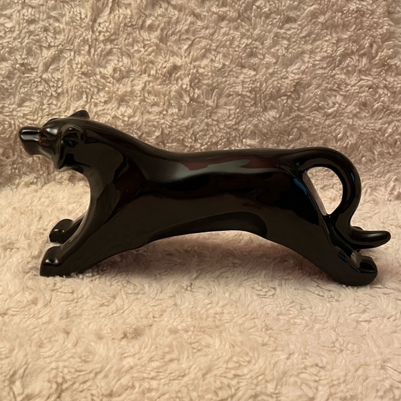RARE Giftcraft Japan VintageBlack Jaguar/Panther Ceramic in Like New Condition - Picture 6 of 13